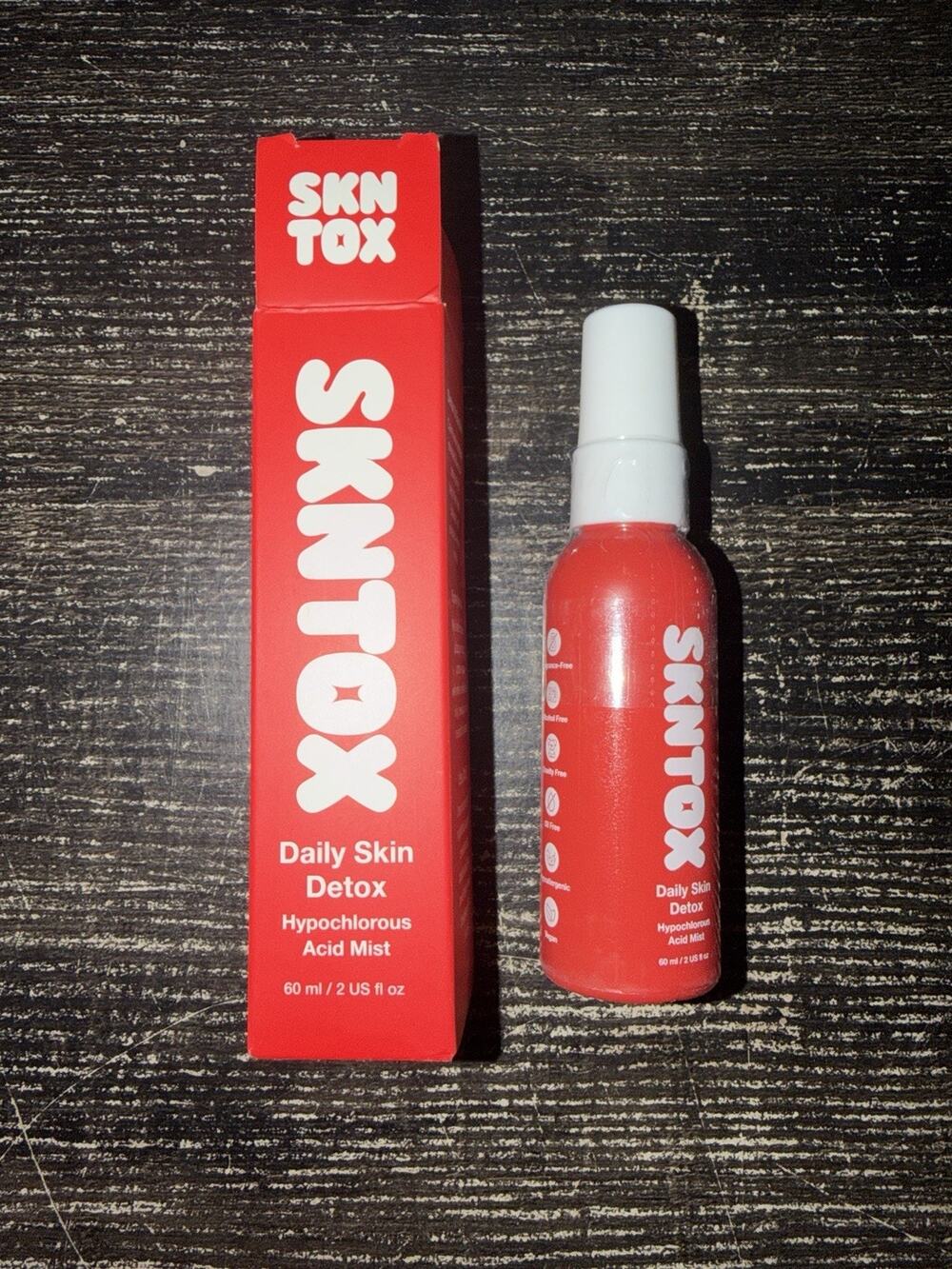 Skntox Daily Skin Detox Hypochlorous Acid Mist 60 mL / 2 US fl. oz. - Brand New
